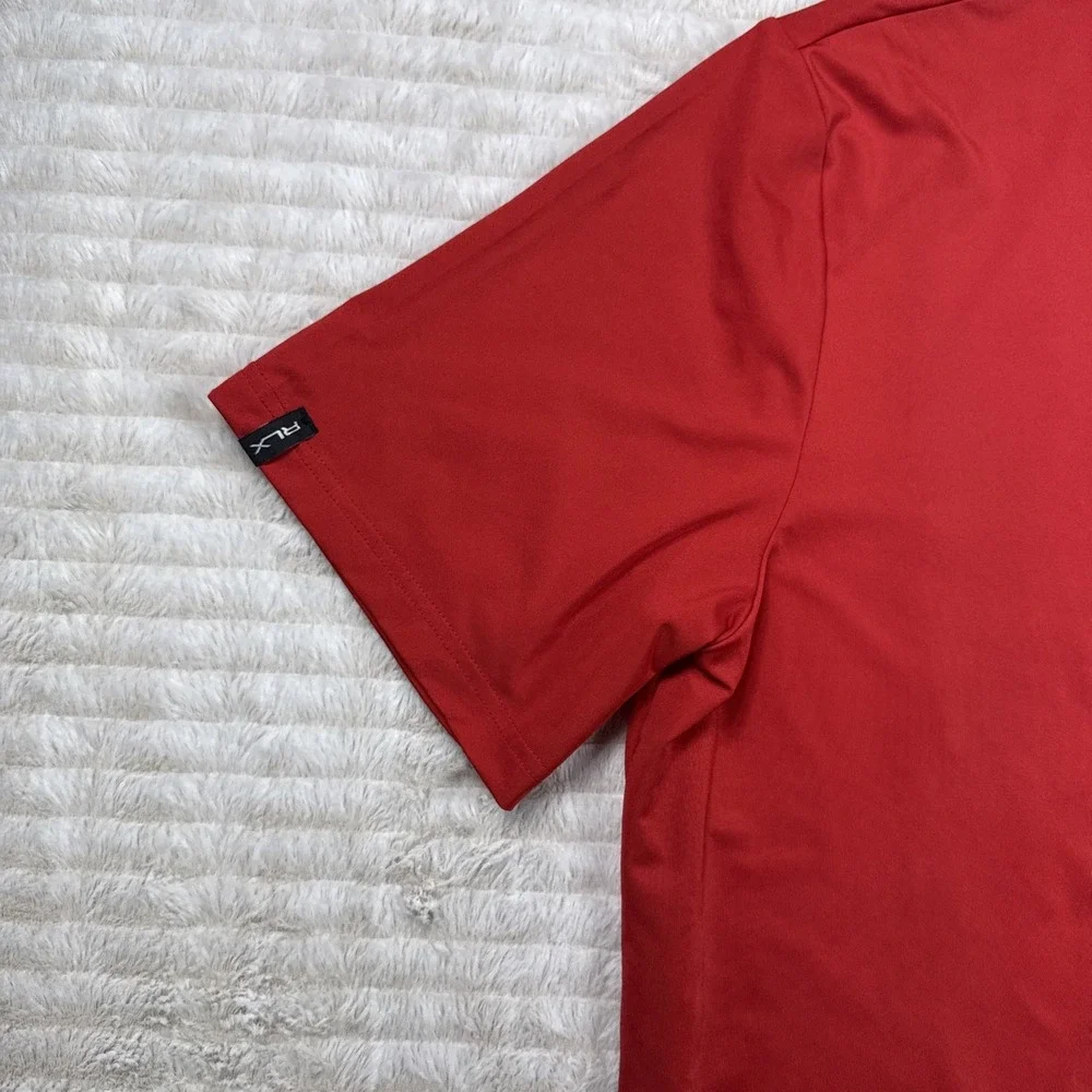 Ralph Lauren RLX Polo Red Size XL Moisture‎ Wicking Polyester